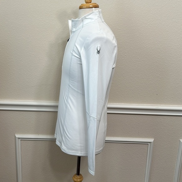 Spyder AURA TECH T-NECK SHIRT - white - Picture 3 of 15